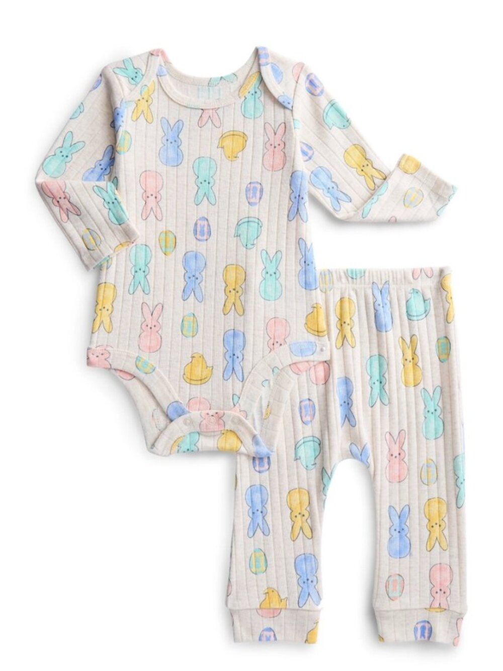 NWT - PEEPS 2 pc Long Sleeve Easter Themed Pant Set